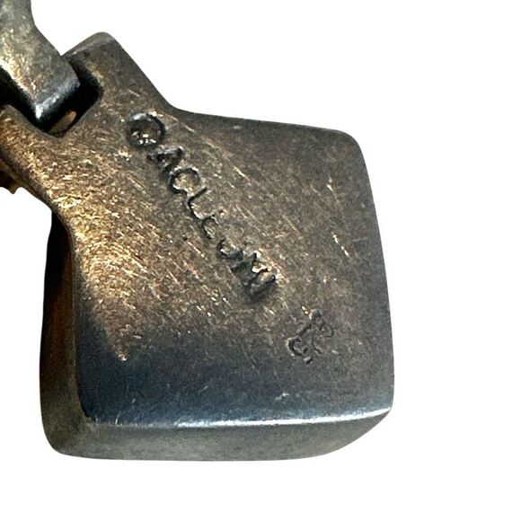 ACLEONI Sterling Silver Peridot, Malachite & Mother of Pearl Drop Earrings - Picture 10 of 12